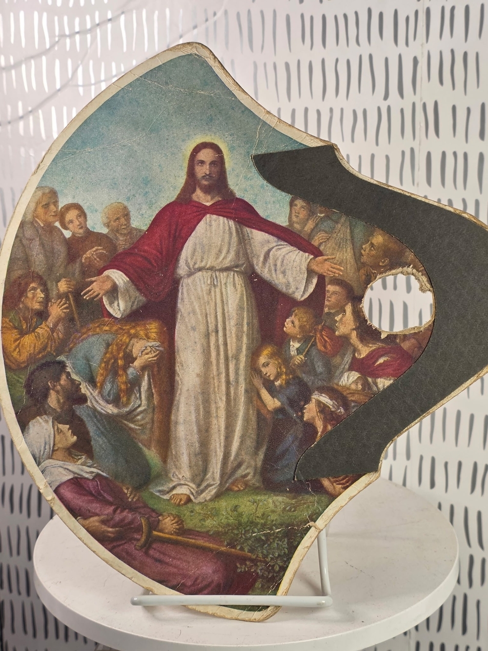 1938 Van Wert County Fair Fan Ohio Jesus Church Fan